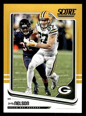 2018 Score #115 Jordy Nelson Gold Card Green Bay Packers - Image 1 of 2
