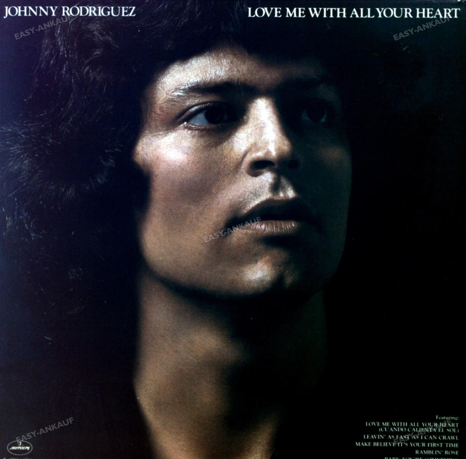 Johnny Rodriguez - Love Me With All Your Heart LP (VG+/VG+) '* - Image 1 of 1