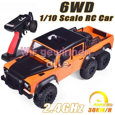 Austar Ax-x6 1/10 Rc Rock Crawler Car 6x6 30km/h 2.4ghz 6wd Remote Control Truck - Bild 1 von 4
