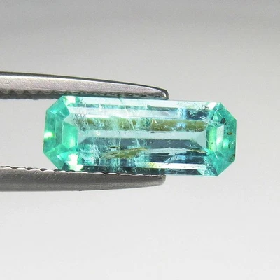 1.62 Ct Natural Top Luster Green Beryl "Rare Inclusion"Stunning Emerald Cut-2284 - Image 1 of 3