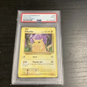 2016 Pokémon XY Pikachu Evolutions #35/108 PSA MINT 9 - Picture 1 of 2