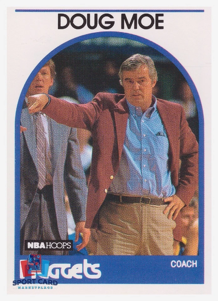 1989-90 NBA Hoops #283 Doug Moe / Denver Nuggets - Photo 1/1