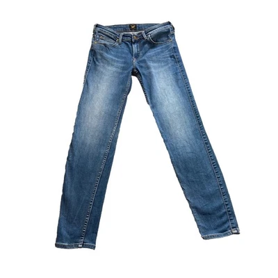 Lee Womens Scarlett Jeans UK Size 10 Blue Slim Stretch Fit Waist 28 Leg 31 Inch - Image 1 of 4