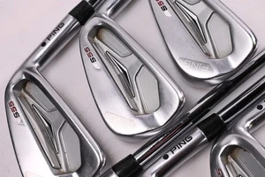 Ping S55 Irons / 4-PW / Black Dot / Stiff Flex Ping CFS Shafts - Picture 1 of 7
