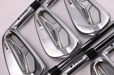 Ping S55 Irons / 4-PW / Black Dot / Stiff Flex Ping CFS Shafts - Image 1 of 4