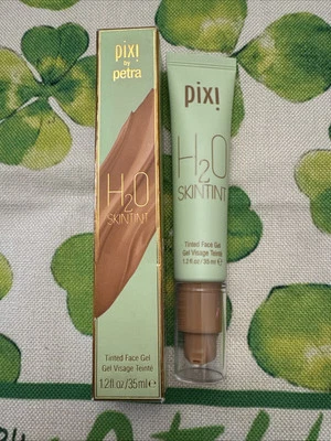 Pixi by Petra H2O SkinTint Nutmeg Tinted Face Gel NEW - Image 1 of 2