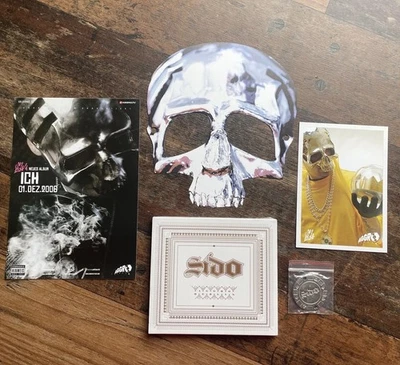 Sido Aggro Berlin CD + Splash-Papp-Maske Kettenanhänger Chip Karte Sticker NEU ! - Bild 1 von 4