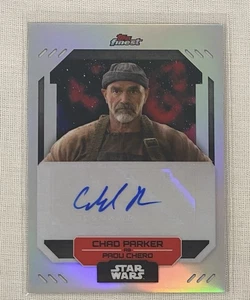 2023 Topps Finest Star Wars Autograph Chad Parker as Padu Cherd #FA-CP auto - Picture 1 of 2