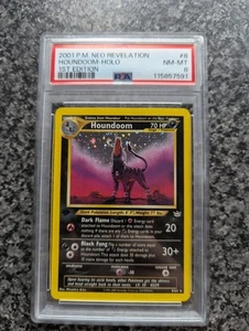 *SWIRL* 2001 1st Edition Neo Revelation Houndoom (Holo) PSA 8 1 Edition *SWIRL* - Bild 1 von 5
