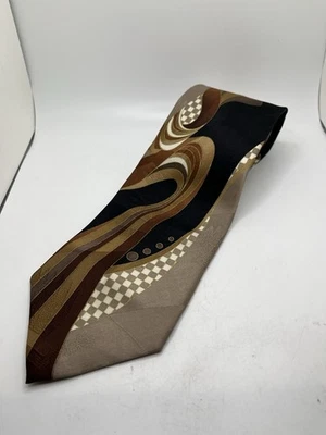 JT Beckett Multicolor Mens Neck Tie 100% Silk 4x61 Inches - Image 1 of 4