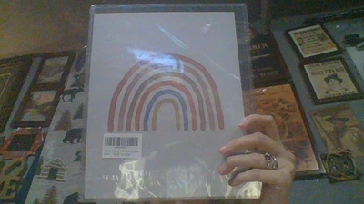 彩虹苗圃装饰无框8x10英寸 — 第 1/2 张图片