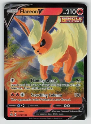 Flareon V - Promo SWSH: Sword & Shield Promo Cards SWSH149 NM - Image 1 of 2