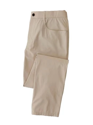 Nuevo Pantalón Callaway Golf Premium Cónico 5 Bolsillos Forro Plateado 34/34 Foto 1 de 4