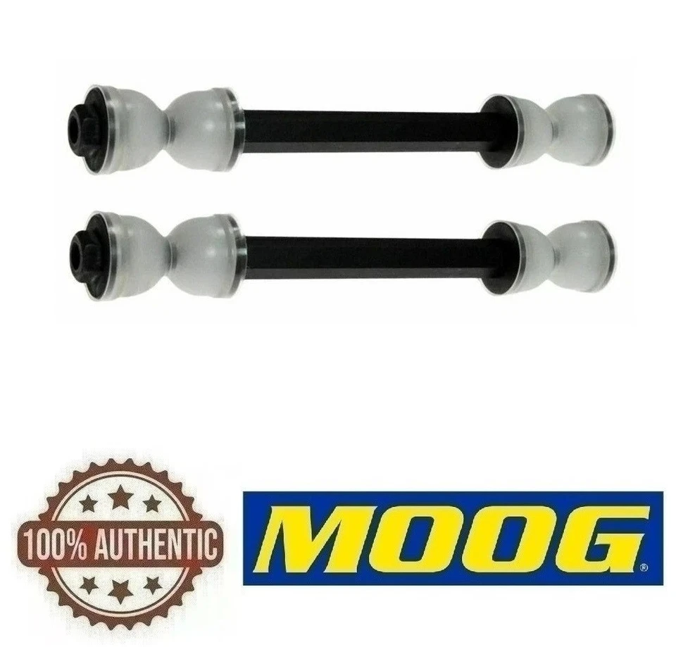 Juego de pares de kits de enlaces de barra estabilizadora delantera MOOG para Chevy Silverado 2500 1500 Foto 1 de 2