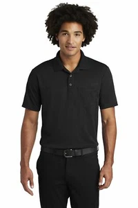 Sport-Tek Mens Cool Dry Fit Wicking Performance Golf Polo Pocket T-Shirt ST640P - Picture 1 of 9