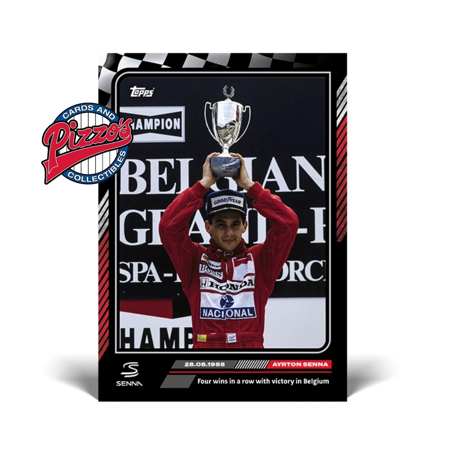 Topps The Story of Senna - Card #22 - 4 Wins In A Row Presale - Image 1 of 1
