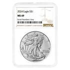 2024 1 oz Silver American Eagle NGC MS 69