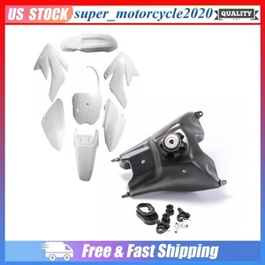 Carenados de plástico blanco premium + tanque de combustible para moto de cross estilo CRF70 CRF 70 - Imagen 1 de 10