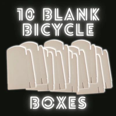 10 x Original BLANK Empty Bicycle SIZE Playing Card Box - Magic Tricks - Image 1 of 4