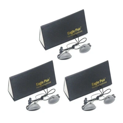 3pcs OD7+ IPL Metal Protective Eyepatch Laser Photon Stainless Steel Goggles - Image 1 of 4