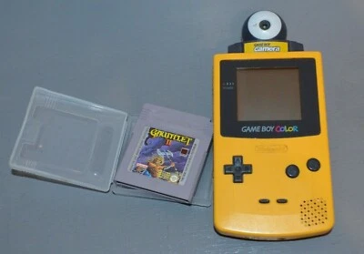 Nintendo Game Boy Color + Game Boys Caméra + Jeu Gauntlet Fonctionne - Photo 1/4