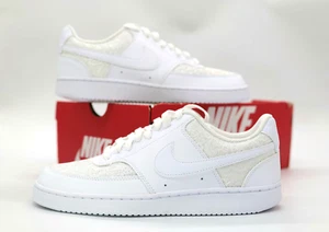 Size 8.5 - Nike Court Vision Low Triple Nike Wms HJ5846 - Picture 1 of 5