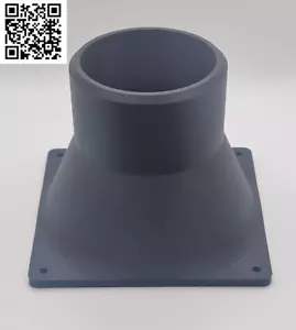 Telo adattatore condotto ventola 120mm a sfiato 75mm per canalizzazione tubo flessibile - Foto 1 di 31