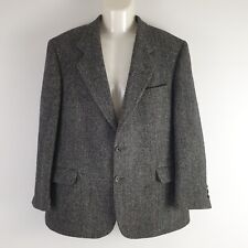 Peter Jackson Harris Tweed Mens Jacket Sport Coat 100% Wool Size 104S SP152