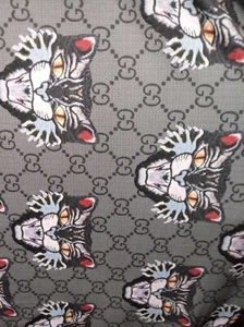 1 yarda usado usado tela estampado spandex 4 vías elástico - Imagen 1 de 1