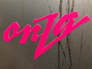 Onza Porcupine Porcs NEON Sticker Decal Logo diecut vinyl Bike MTB BMX VAN RETRO - Picture 1 of 24