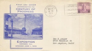 729 3c CENTURY OF PROGRESS - John Gill cachet  - Picture 1 of 1