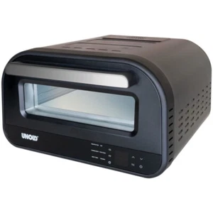 Unold Don Luigi Pizzagrill Tischgrill schwarz Pizzaofen 1700W Innenbeleuchtung - Bild 1 von 4