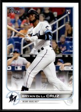 2022 Topps #22 Bryan De La Cruz Vintage Stock Excellent