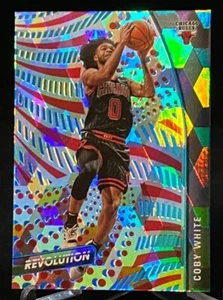 2020-21 Revolution Cubic #49 Coby White Chicago Bulls /50 - Picture 1 of 2