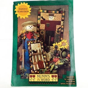 Harvest Scarecrow Debbie Mumm Vintage Quilt Pattern for 2 wall quilts - Picture 1 of 4