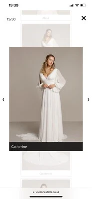 Millie May “Catherine” Wedding Dress Unworn Size 12 - Image 1 of 4