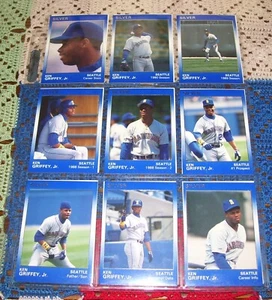 1991 Star Silver KEN GRIFFEY Jr. 9-Card Complete Set Seattle Mariners - Picture 1 of 3