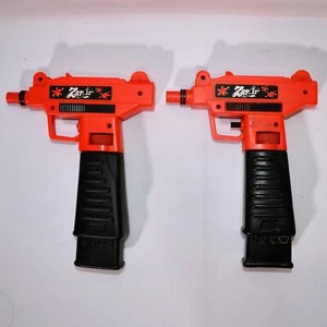 Lot Of 2 Vintage 1987 LJN / Entertech Zap-It Zinger Water Gun / Pistol 0824! - Picture 1 of 3