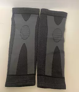 Rodilleras de compresión negro gris unisex para piernas - Imagen 1 de 5