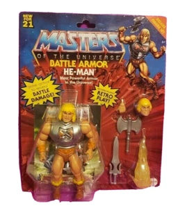 Masters of the Universe Origins Battle Armor He-Man Deluxe Figure - New - Picture 1 of 2
