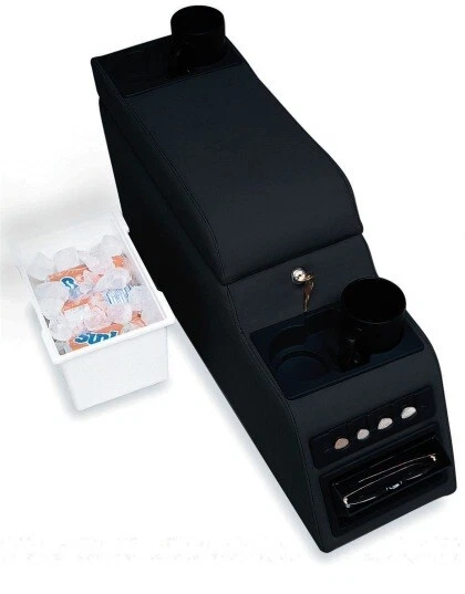 Jeep CJ5 1976-1983 consola central con bloqueo - negro Foto 1 de 1