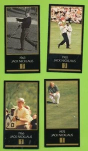 4 tarjetas diferentes de campeones de golf Grand Slam Ventures 1993 - Jack Nicklaus - Imagen 1 de 1