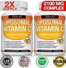Liposomal Vitamin C 2100 MG Capsules (2 PACK) High Absorption Vitamin C Pills 