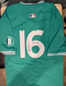 Jarren Duran SIGNED BOSTON RED SOX 2025 GREEN CITY CONNECT JERSEY JSA - Picture 1 of 6