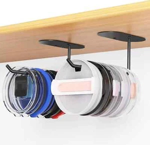 2 Pack Tumbler Lid Organizer Space Saving Cup Lid Holder for Yeti & Stanley hydr - Picture 1 of 7