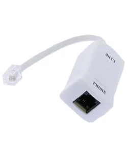 DSL Filter In Line VERIZON AT&T Cavalier Reduce Erratic Interruption White - Picture 1 of 1