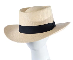 Real Ecuadorian Panama Gambler Hat. Hats From OZ - 100% Australian Owned Company - Picture 1 of 7