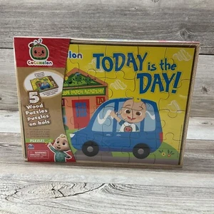 Cocomelon and Friends 5 Wood Puzzles Box Set For Kids 3+ 4 8piece 1 24piece Puzz - Picture 1 of 5