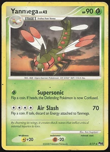 Pokemon Yanmega Non-Holo Rare 5/17 #8 Promo Heavy Play Card - Picture 1 of 2