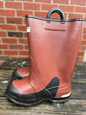 Botas overshoe Salisbury 21455WT Lineman's 17 polegadas vermelhas/pretas tamanho 12 novas na caixa - Imagem 1 de 4